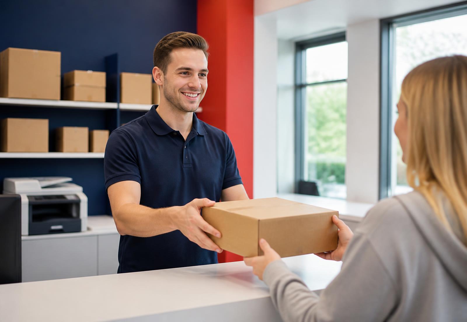 The PostWeb Northcliff counter with staff assisting a customer